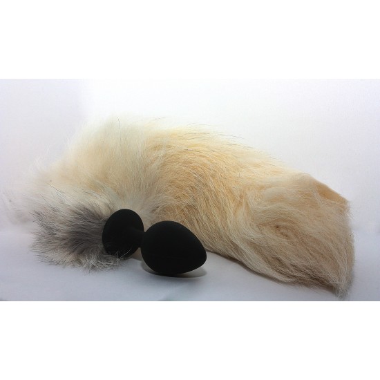 Хвост волка с силиконовой втулкой