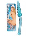 Фаллос анальный прозр.-голуб. 23 см