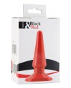 Втулка анальная 10,5 см красная