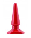 Втулка анальная 10,5 см красная