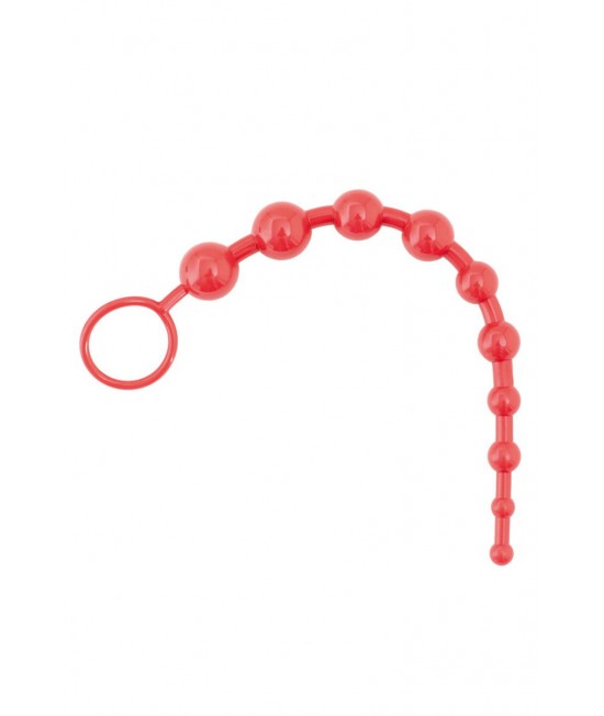 ШАРИКИ АНАЛЬНЫЕ ЦЕПОЧКА 25 СМ КРАСНЫЕ