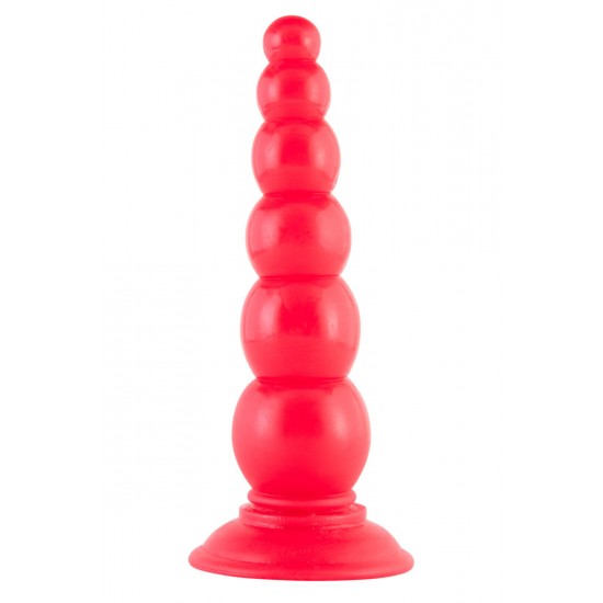 Анальная втулка 17,5 см. красная