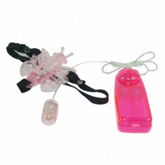 Вибростимулятор клитора на ремешках 