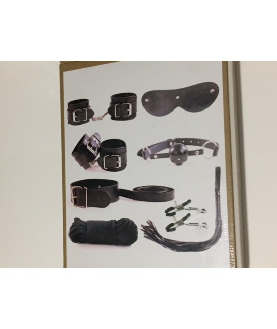 Комплект БДСМ черный 8 предметов