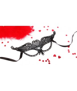 МАСКА АЖУРНАЯ "ГЛОРИЯ" цвет чёрный