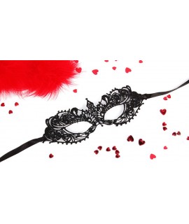 МАСКА АЖУРНАЯ "КЭРОЛИН" цвет чёрный