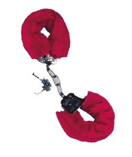 Наручники красные 6 см. арт 252010053