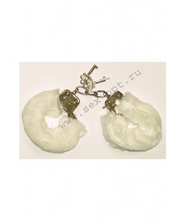 Наручники белые 6 см.