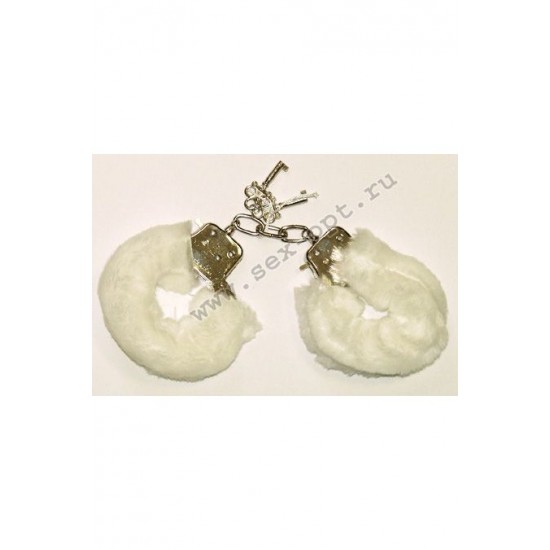 Наручники белые 6 см.