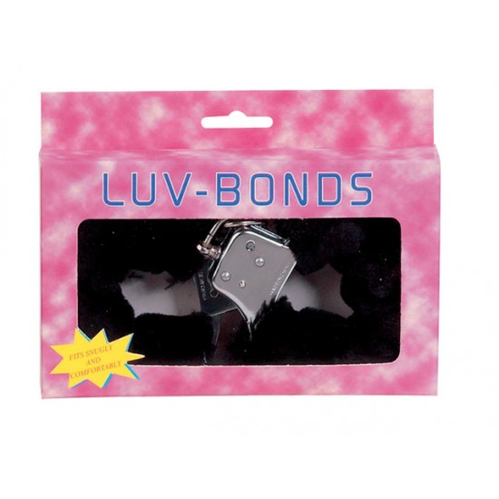 Наручники меховые цвет чёрный