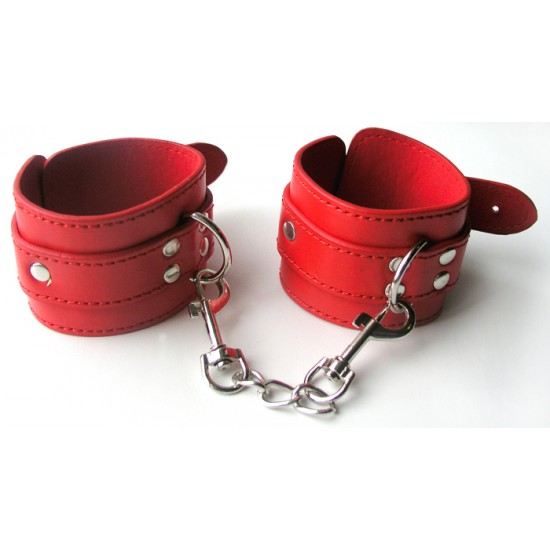 НАРУЧНИКИ цвет красный, L 20 см (PVC) 