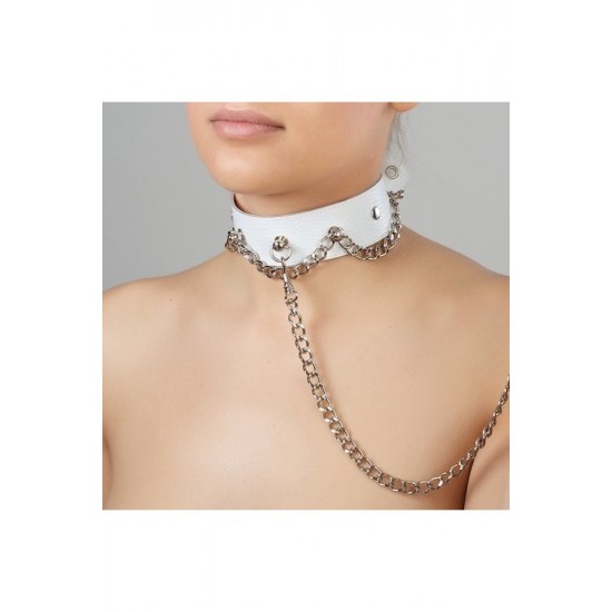 Ошейник нат.кожа