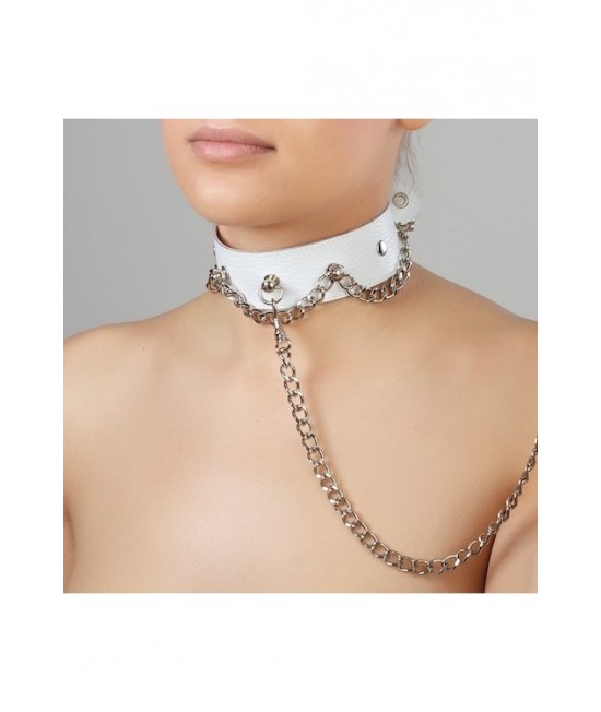 Ошейник нат.кожа