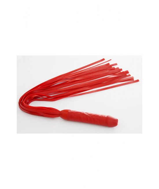 Плеть латексная 18 хвостов красная 43 см