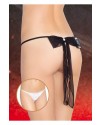Стринги с бантом белые