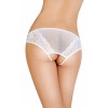ЭРОТИЧЕСКИЕ ТРУСИКИ ИЗ СТРЕЙЧ-СЕТКИ БЕЛЫЕ 