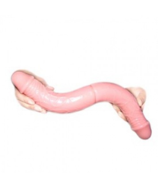 Двойной эластичный фаллос 36 см реалистичный
