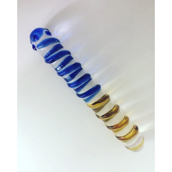 ФАЛЛОИМИТАТОР СПИРАЛЬ ИЗ СТЕКЛА