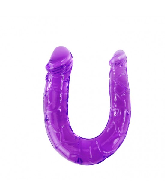 Фалоимитатор изогнутой формы, двойной