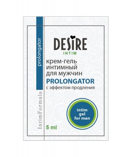 ИНТИМ-КРЕМ ''ПРОЛОНГАТОР'' (ЭФФЕКТ ПРОДЛЕНИЯ) САШЕТ 5МЛ