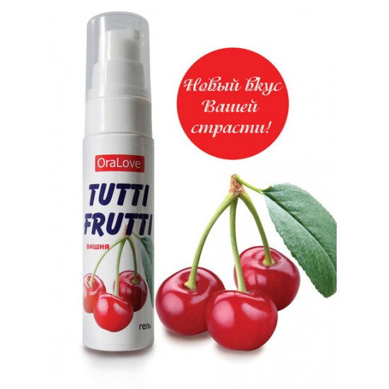 ГЕЛЬ "TUTTI-FRUTTI ВИШНЯ" серии "OraLove" 30г