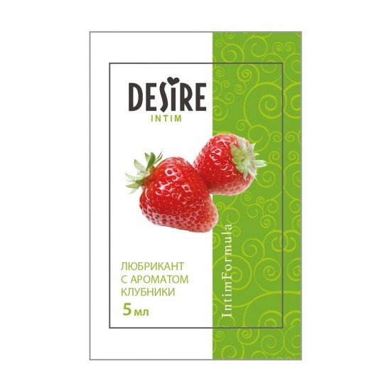 DESIRE ЛЮБРИКАНТ КЛУБНИКА САШЕТ 5МЛ