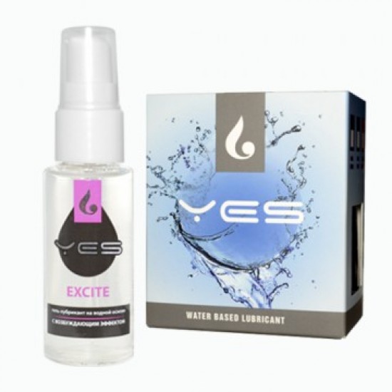 ИНТИМНЫЙ ГЕЛЬ-ЛУБРИКАНТ "YES EXCITE" с возбуждающим эффектом, 30 мл