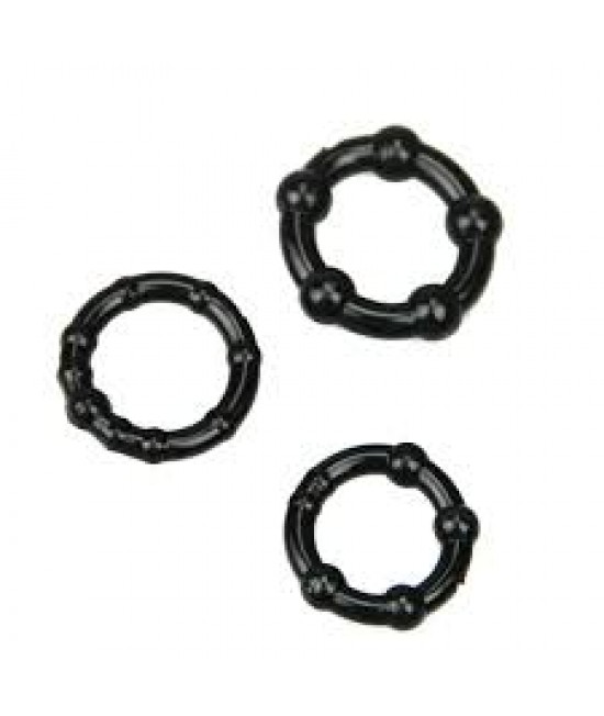 Набор эрекционных колец  - 3 шт арт 3317