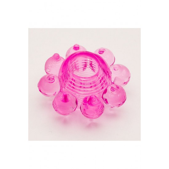 Кольцо гелевое розовое