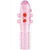 Насадка гелевая с шариками розовая