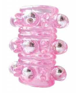 НАСАДКА "CRYSTAL SLEEVE" С ШАРИКАМИ И ПУПЫРЫШКАМИ L 55 мм 