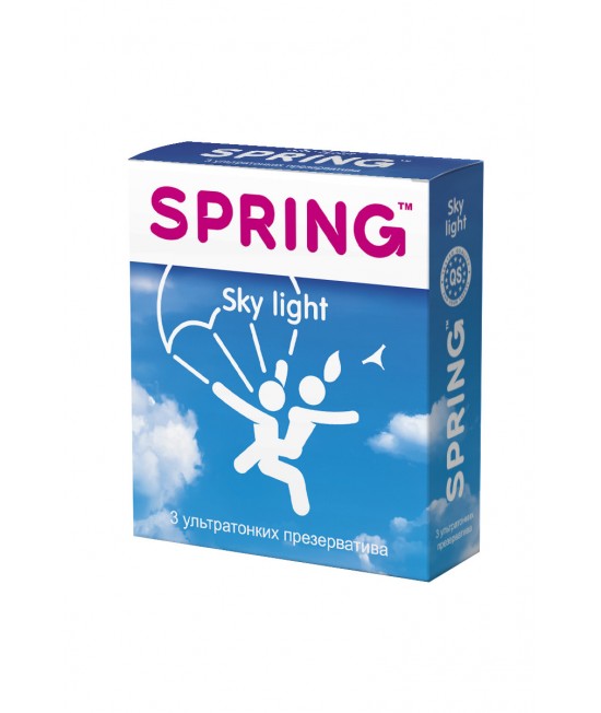 Презервативы SPRING SKY LIGHT - ультра тонкие, №3 ШТ 