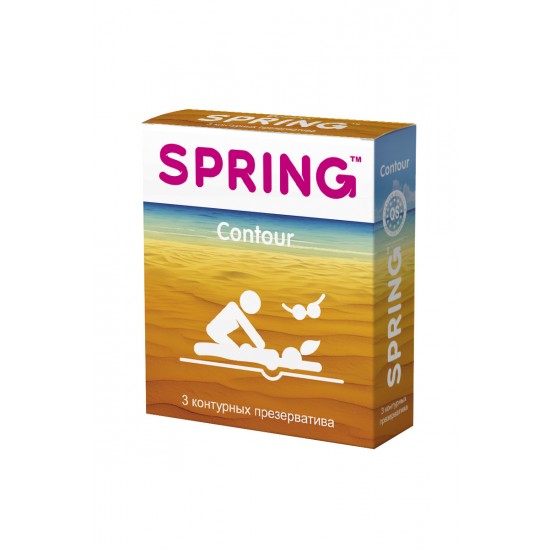 Презервативы SPRING CONTOUR - контурные, №3 ШТ 
