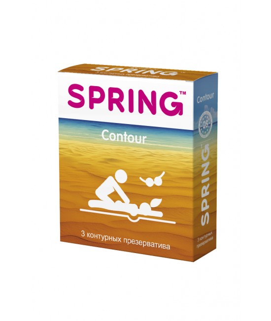 Презервативы SPRING CONTOUR - контурные, №3 ШТ 