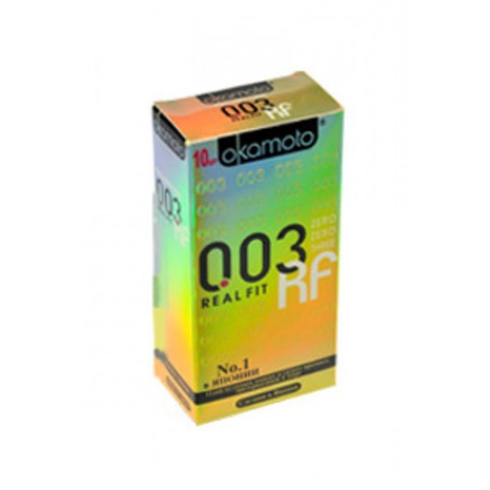 Презервативы Окамото 003 Real Fit  Супер тонкие особой облегающей формы 