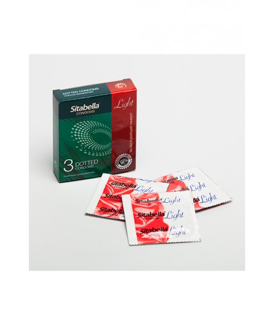 Презервативы Ситабелла Лайт с возбуждающим эффектом точечные 