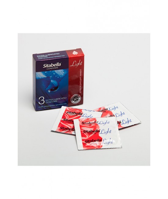Презервативы Ситабелла Лайт с возбуждающим эффектом особо увлажненные 