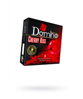 ПРЕЗЕРВАТИВЫ LUXE DOMINO PREMIUM CHERRY KISS 3 ШТ. В УПАКОВКЕ арт 667