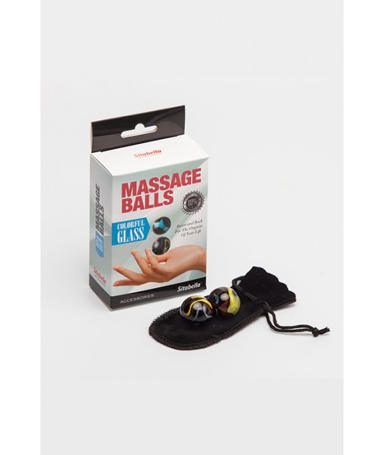 Шарики массажные стекло