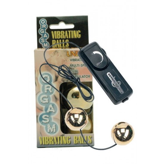 ВИБРОШАРИКИ ЗОЛОТЫЕ 3,5 СМ