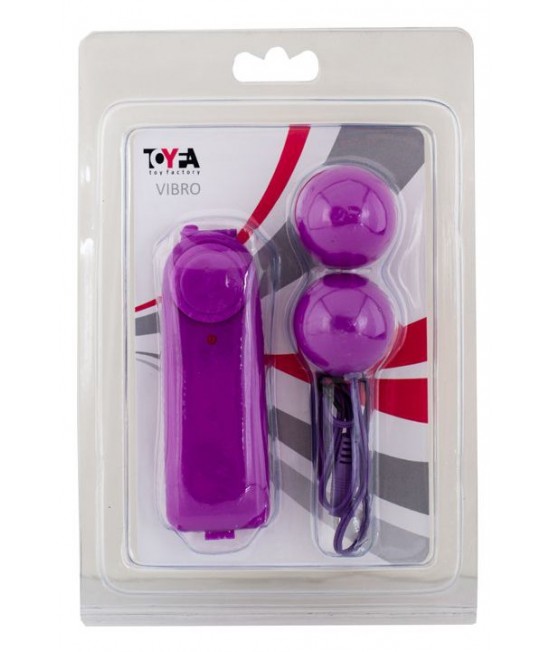 Вагинальные шарики с вибрацией, фиолетовые