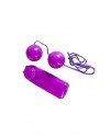 Вагинальные шарики с вибрацией, фиолетовые