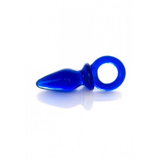 АНАЛЬНЫЙ МАССАЖЕР, стекло, длина 7 см, диаметр 3, 5см, арт 912252