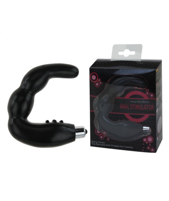 Массажер простаты и точки G - Anal stimulator, черный , арт. BI-040019-1