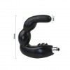 Массажер простаты и точки G - Anal stimulator, черный , арт. BI-040019-1