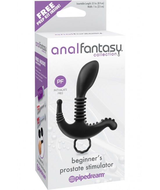 Стимулятор простаты для начинающих Beginner's Prostate Stimulator черный