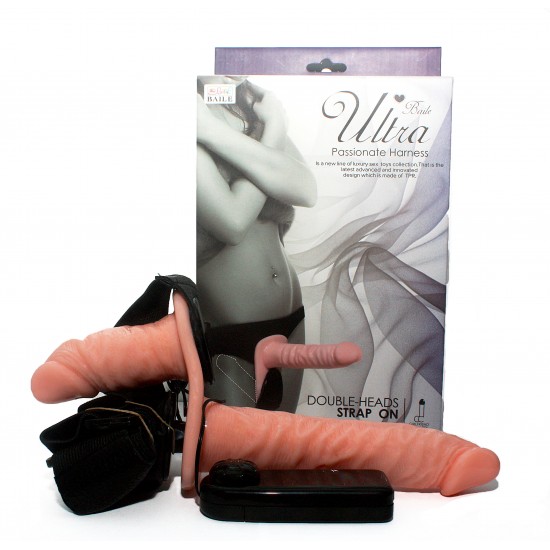 Страпон двойной WEARABLE SOLID DILDO WEARABLE DICEPHALOUS