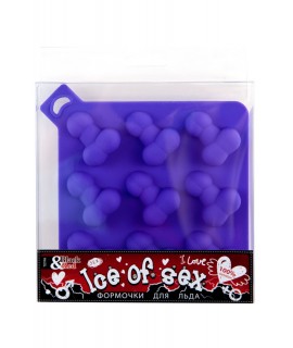 ФОРМОЧКА ДЛЯ ЛЬДА, ФИОЛЕТОВАЯ.