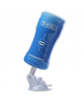 Вибро-мастурбатор на присоске SHEQU HOT COOL CUP Oral