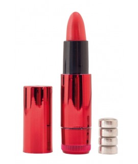 ВИБРАТОР ''ПОМАДА'' 9 СМ КРАСНАЯ, арт. 905011-9